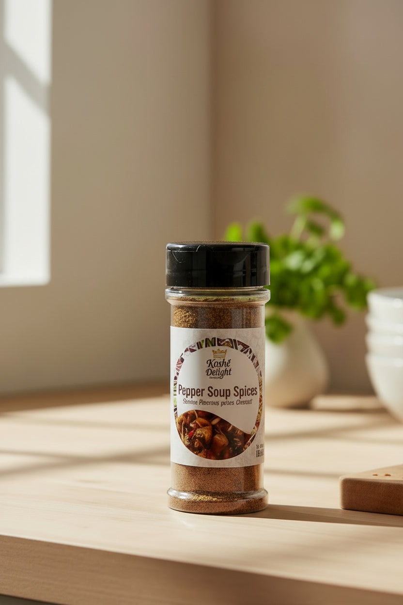Koshe Pepper Soup Spice Blend – Authentic African Soup Seasoning (100g)