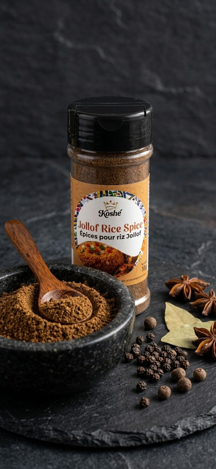 Koshé Jollof Rice Spice –  Seasoning Blend 100g ( Medium)