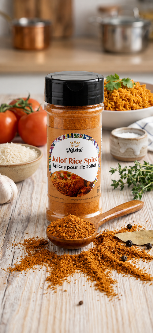 Koshé Jollof Rice Spice –  Seasoning Blend 100g ( Medium)