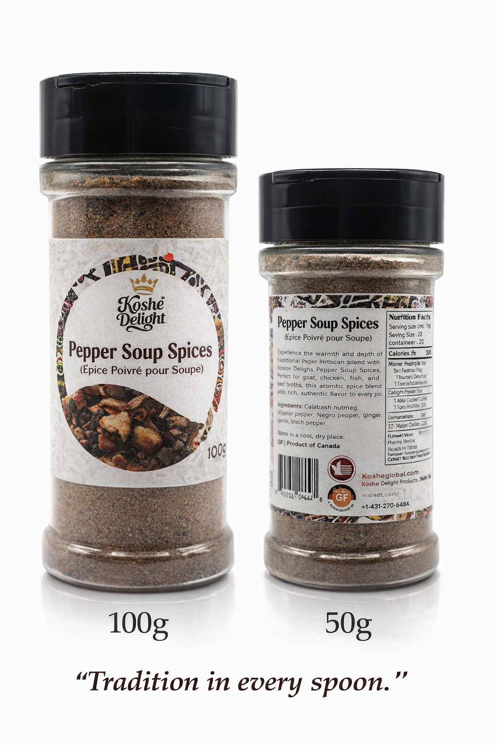 Koshe Pepper Soup Spice Blend – Authentic African Soup Seasoning (100g)